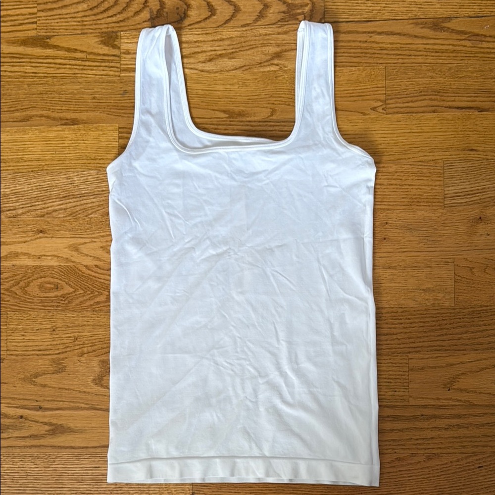 Women’s Nine West Essential Stretchy White Sleeveless Women's Tank Top S/M